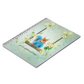 スウィングスパイラルフォトノートブックの可愛いリス ノートブック (左側)