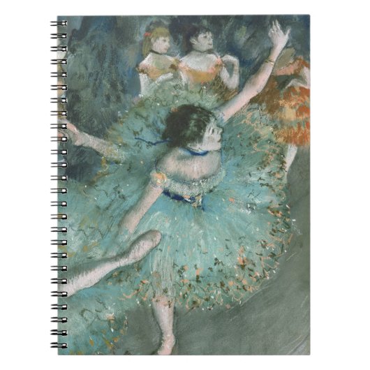 スウィングダンサー（緑のダンサー） Edgar Degas ノートブック (正面)