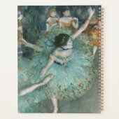 スウィングダンサー（緑のダンサー） Edgar Degas プランナー手帳 (裏面)