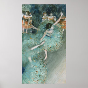 スウィングダンサー(緑のダンサー) Edgar Degas ポスター