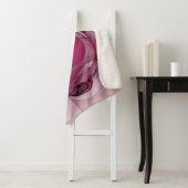 スウィングフラクタル、モダン抽象芸術ベリーピンクアート シェルパブランケット (インサイチュ)