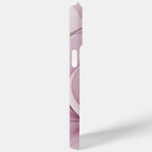 スウィングフラクタル、モダン抽象芸術ベリーピンクアート Case-Mate iPhoneケース (裏面 / 右)