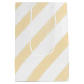 スウィングフローラプリンス熊ボーイベビーシャワー ミディアムペーパーバッグ (裏面)