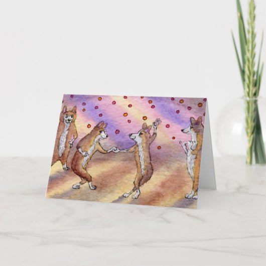 スウィングベビースウィング!誕生日カード カード (正面)