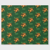 スウィングモンキージャングル名のラッピング紙 ラッピングペーパー (フラット)