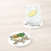 スウィングモンキーズ誕生日Tシャツとギフト コースター (側面)