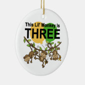 スウィングモンキーズ誕生日Tシャツとギフト セラミックオーナメント (右)