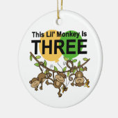 スウィングモンキーズ誕生日Tシャツとギフト セラミックオーナメント (左)