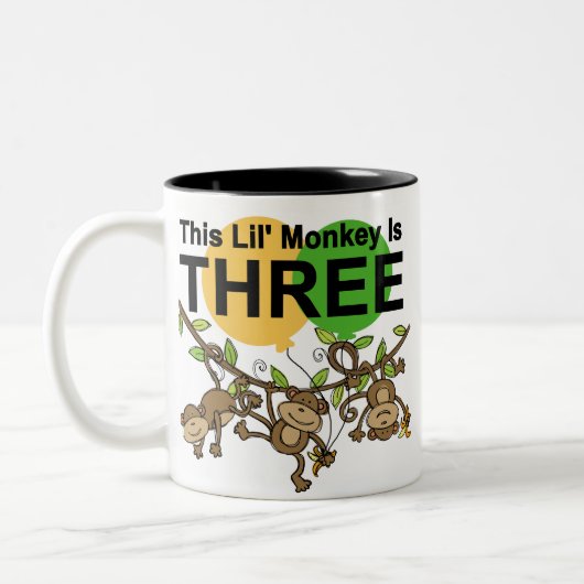 スウィングモンキーズ誕生日Tシャツとギフト ツートーンマグカップ (左)