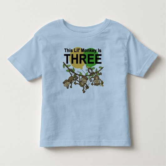 スウィングモンキーズ誕生日Tシャツとギフト トドラーTシャツ (正面)