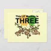 スウィングモンキーズ誕生日Tシャツとギフト ポストカード (正面/裏面)