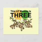 スウィングモンキーズ誕生日Tシャツとギフト ポストカード (正面)