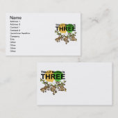 スウィングモンキーズ誕生日Tシャツとギフト 名刺 (正面/裏面)