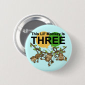 スウィングモンキーズ誕生日Tシャツとギフト 缶バッジ (正面&裏面)