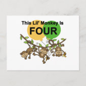 スウィングモンキーズ4th誕生日Tシャツとギフト ポストカード (正面)