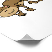 スウィングモンキー誕生日Tシャツとギフト ポスター (角)