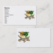 スウィングモンキー誕生日Tシャツとギフト 名刺 (正面/裏面)