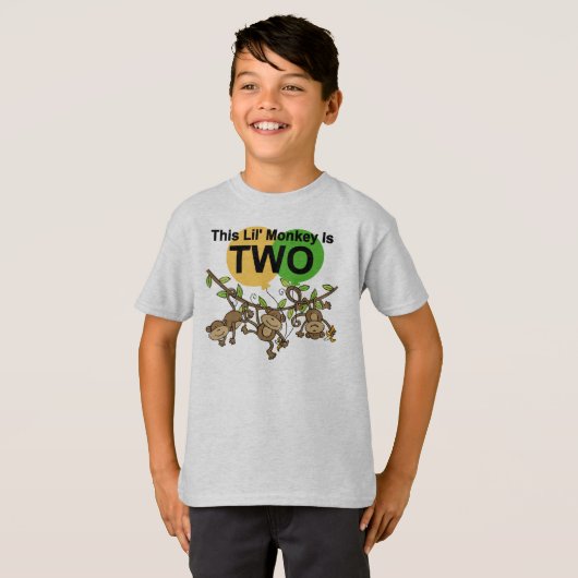 スウィングモンキー誕生日Tシャツとギフト Tシャツ (正面フル)