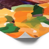 スウィングライオン、キツネ、バニーと鳥の赤面 ポスター (角)