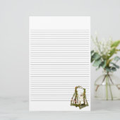 スウィング妖精の並んだ文房具 便箋 (スタンド正面)