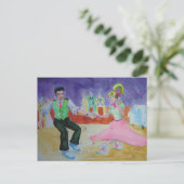 スウィング踊りオン土曜の夜 ポストカード (スタンド正面)