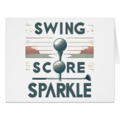 スウィング、スコア、スパークル (正面横)