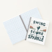 スウィング、スコア、スパークル ノートブック (内部)