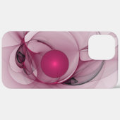 スウィング・フラクタル モダン抽象芸術 ピンクベリーアート Case-Mate iPhoneケース (裏面 (横))