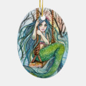 スウィング – Mermaid Art セラミックオーナメント (裏面)