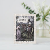 スウィンバーン「古いことわざ」はがきビクトリアン ポストカード (スタンド正面)