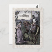 スウィンバーン「古いことわざ」はがきビクトリアン ポストカード (正面/裏面)