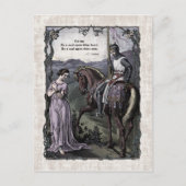 スウィンバーン「古いことわざ」はがきビクトリアン ポストカード (正面)