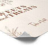 スウィーツ&トリートボー結婚ホのサイン ポスター (角)