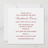 スウィーテアートダンスパーティの招待状 招待状 (裏面)