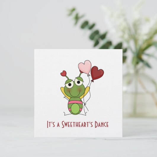 スウィーテアートダンスパーティの招待状 招待状 (スタンド正面)