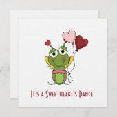 スウィーテアートダンスパーティの招待状 招待状 (正面/裏面)