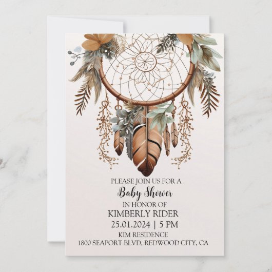 スウィーティスト ドリームス 招待状 (正面)