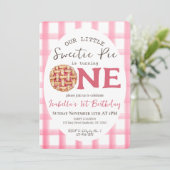 スウィーティパイ1歳の誕生日 招待状 (スタンド正面)