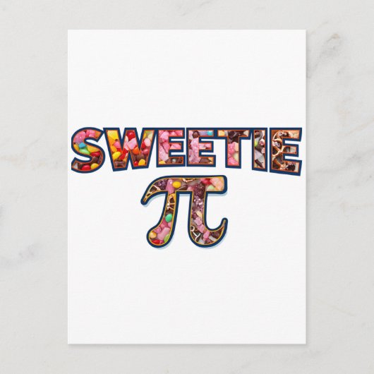 スウィーティパイ（甘味料で満たされた） ポストカード (正面)