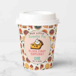 スウィーティパイ – Pi Day 1st Birthdayパーティー 紙コップ