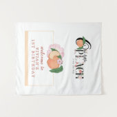 スウィーティリトルピーチウェルカム タペストリー (正面(横))