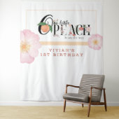 スウィーティリトルピーチ誕生日 タペストリー (インサイチュ)