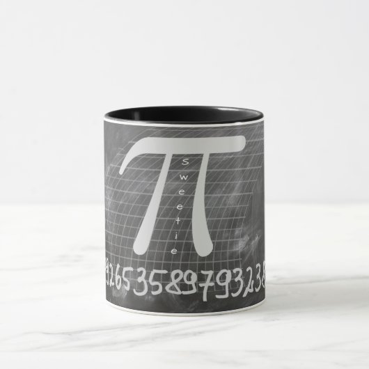 スウィーティーパイの数学定数 マグカップ (中央)