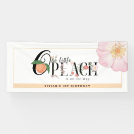 スウィーティーリトルピーチ1stバースデーウェルカム 横断幕
