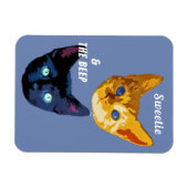 スウィーティ&ビープ猫マグネット マグネット (横)