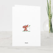 スウィートおもしろいアールバレンタインデー馬好き シーズンカード (裏面)