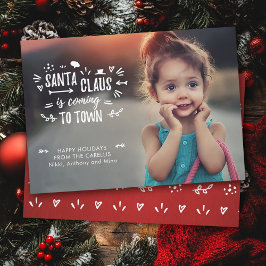 スウィートおもしろいサンタクロース来は脚本の写真 シーズンカード