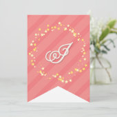 スウィートお洒落フェアリープリンセスガールバースデーパーティー カード (スタンド正面)