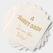 スウィートお洒落ベビーオンザウェイ 箔ナプキン (インサイチュ (積み重ね))