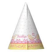スウィートお洒落5thバースデーパーティーハット パーティーハット (裏面)